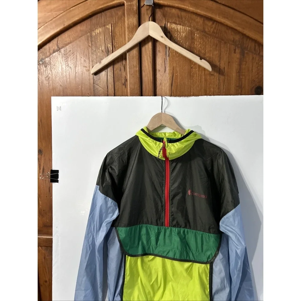 Womens Cotopaxi Teca Packable 1/2 Zip Windbreaker Limeade Pullover Jacket Sz Med - Picture 2 of 6